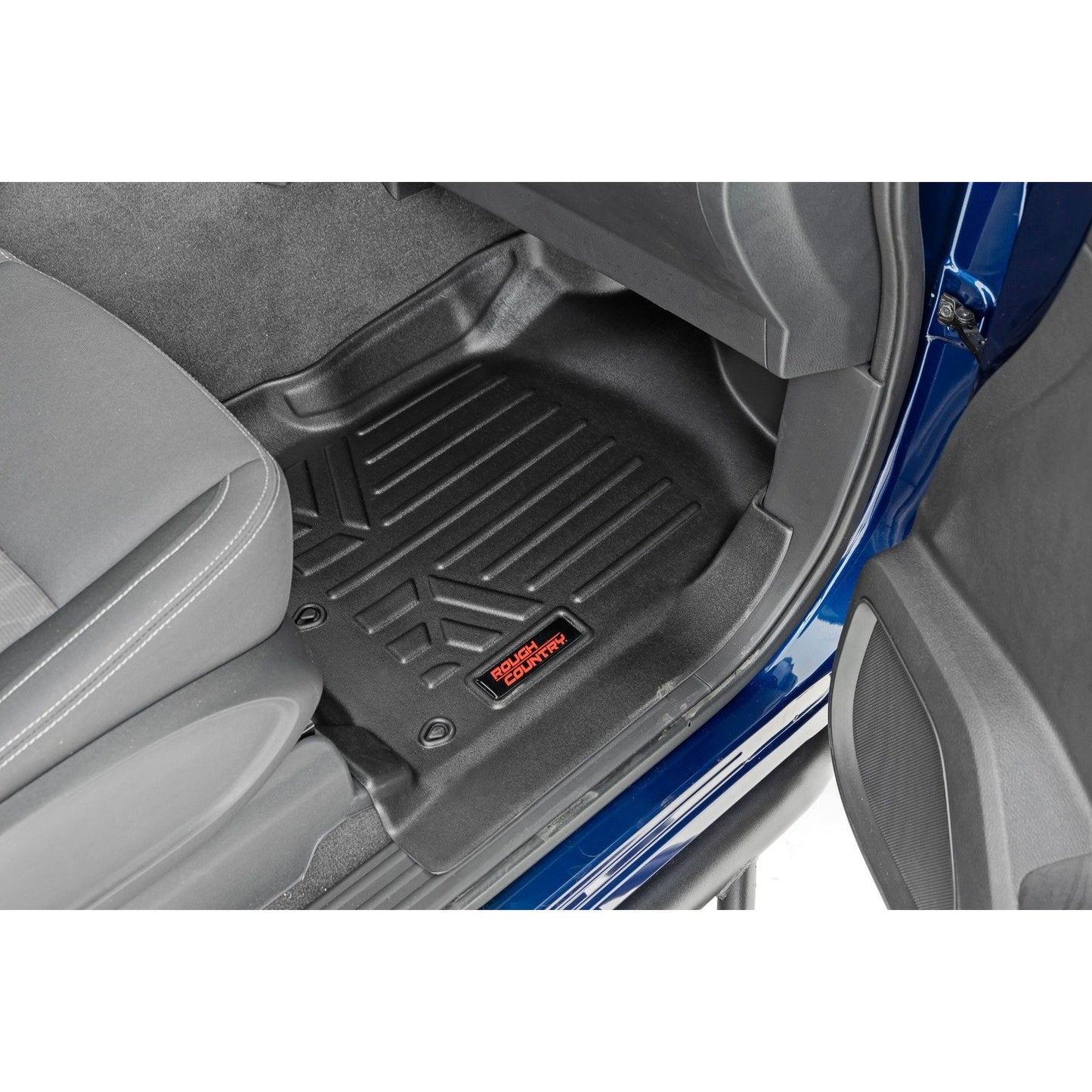 ROUGH COUNTRY Floor Mats | FR & RR | Crew Cab | Nissan Titan (17-24)/Titan XD (16-24)  | M-81715
