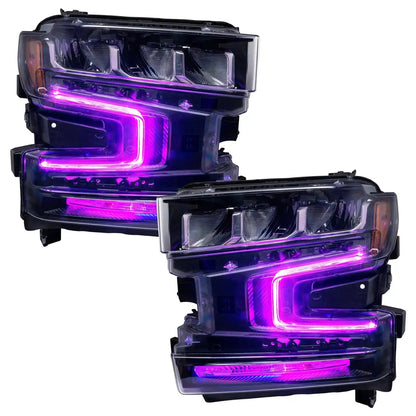 ORACLE Lighting | RGB+W Headlight DRL Upgrade | Silverado 1500 | 1441-334, 1441-335