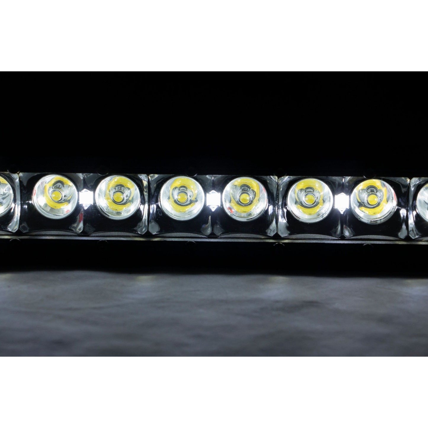 ROUGH COUNTRY 20 Inch Black Series LED Light Bar | Single Row | Cool White DRL | 70720BLDRL