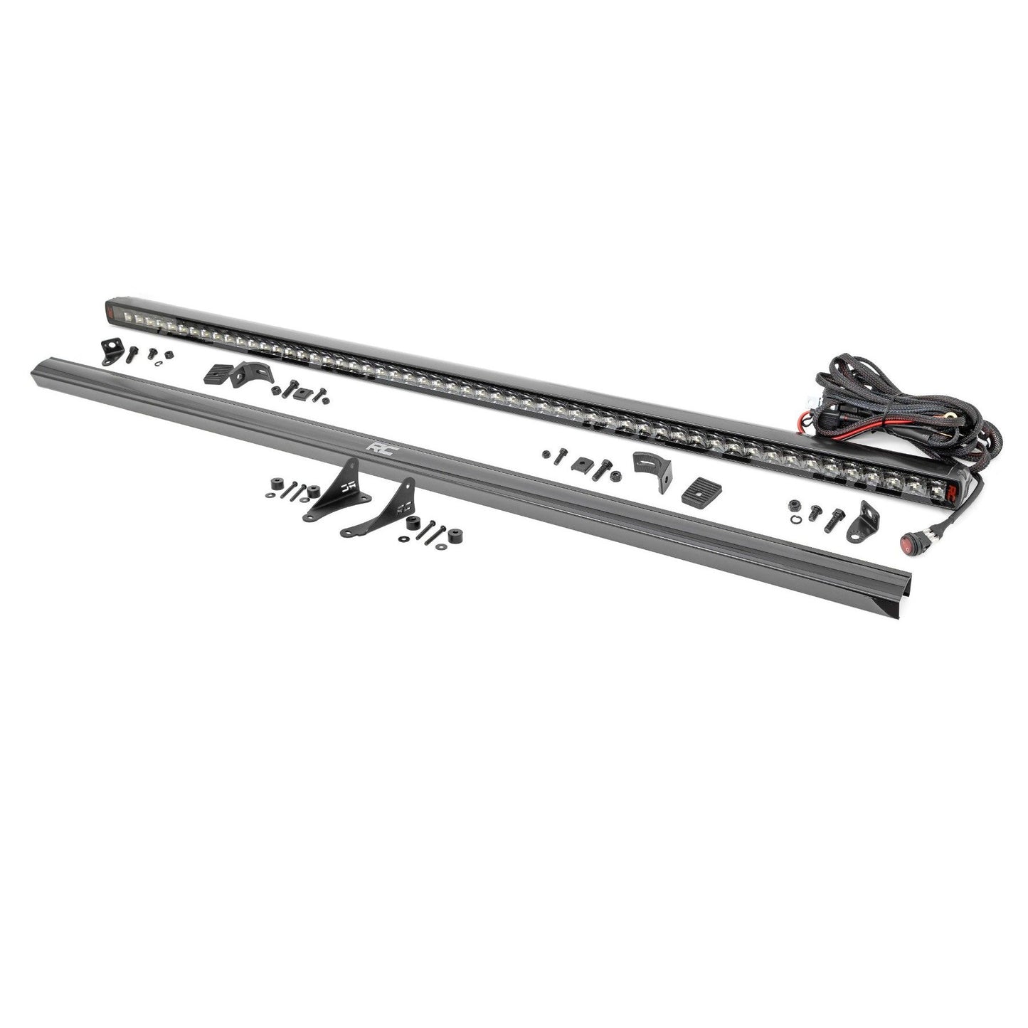 ROUGH COUNTRY LED Light Kit | Cowl Mount | 50" Spectrum Single Row | Jeep Gladiator JT/Wrangler JL (18-25) | 80057