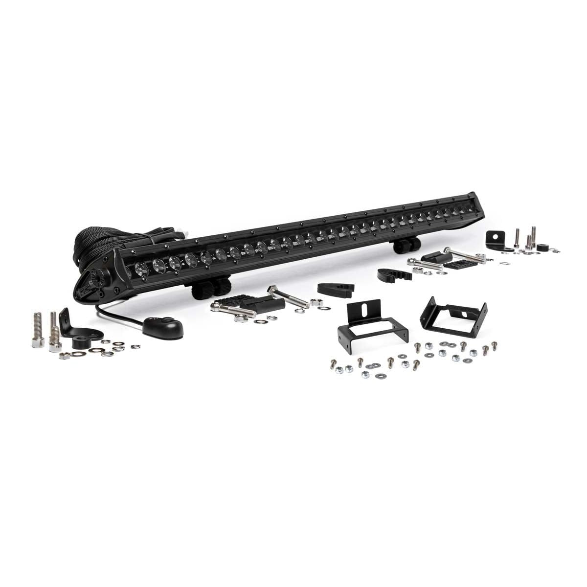 ROUGH COUNTRY LED Light Kit | Grill Mount | 30" Black Single Row | Ford F-250/F-350 Super Duty (11-16) | 70770