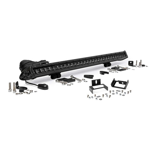 ROUGH COUNTRY LED Light Kit | Grill Mount | 30" Black Single Row | Ford F-250/F-350 Super Duty (11-16) | 70770