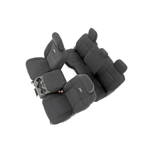 ROUGH COUNTRY Seat Covers | Bucket Seats | FR & RR | Ram 2500 2WD/4WD (2019-2026) | 91043