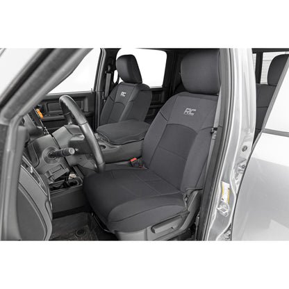 ROUGH COUNTRY Seat Covers | FR & RR | 60/40 Rear Seat | Ram 2500 2WD/4WD (2019-2026) | 91044