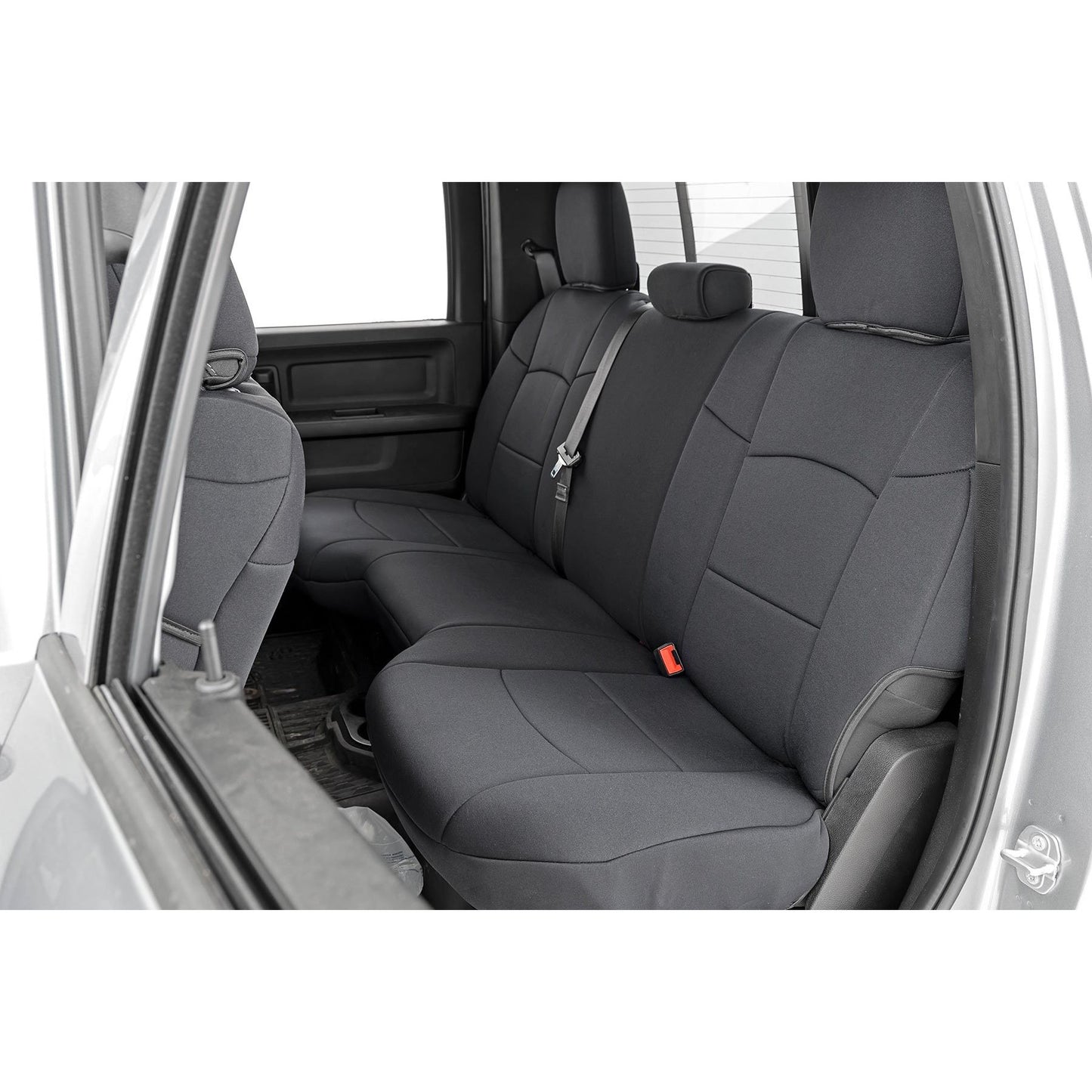 ROUGH COUNTRY Seat Covers | FR & RR | 60/40 Rear Seat | Ram 2500 2WD/4WD (2019-2026) | 91044