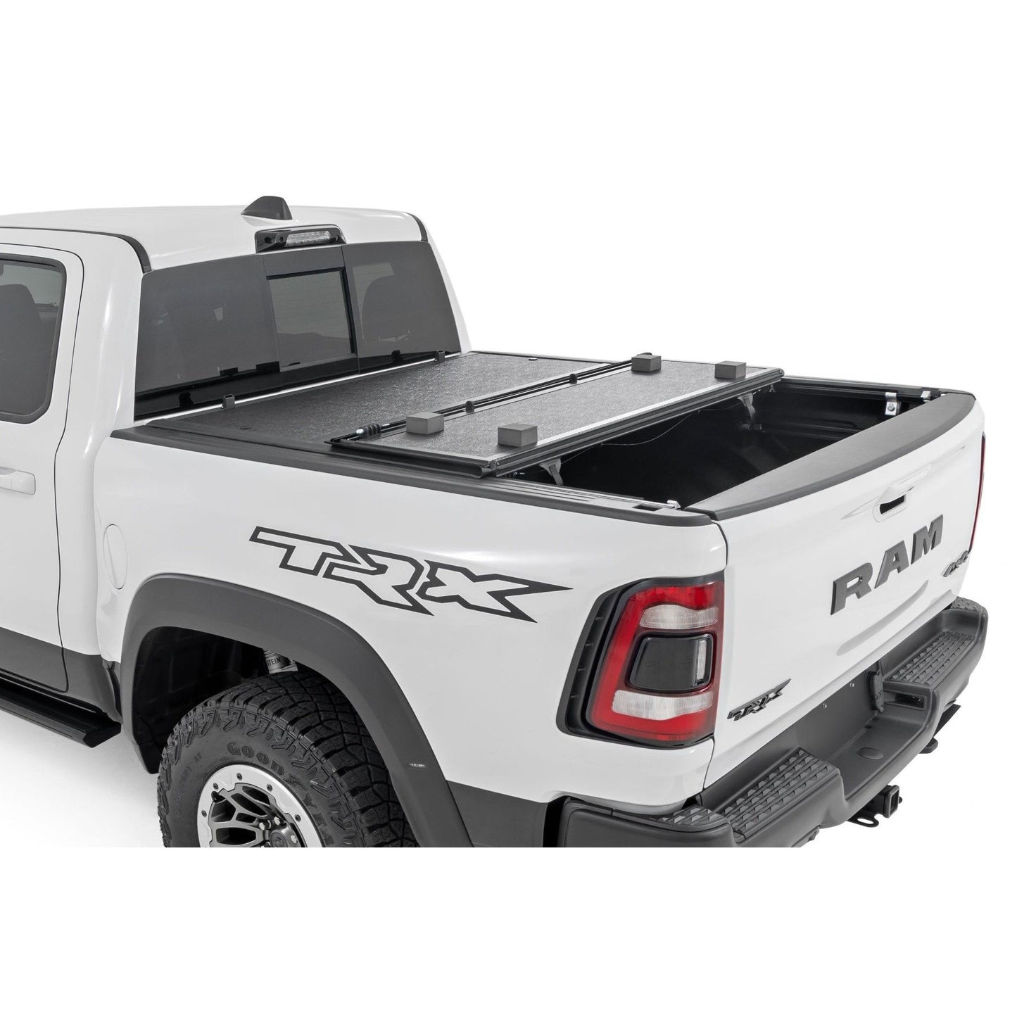 ROUGH COUNTRY Hard Low Profile Bed Cover |6'4" | No Rambox | Ram 1500 (19-25)/1500 TRX (21-24)  | 47320650B