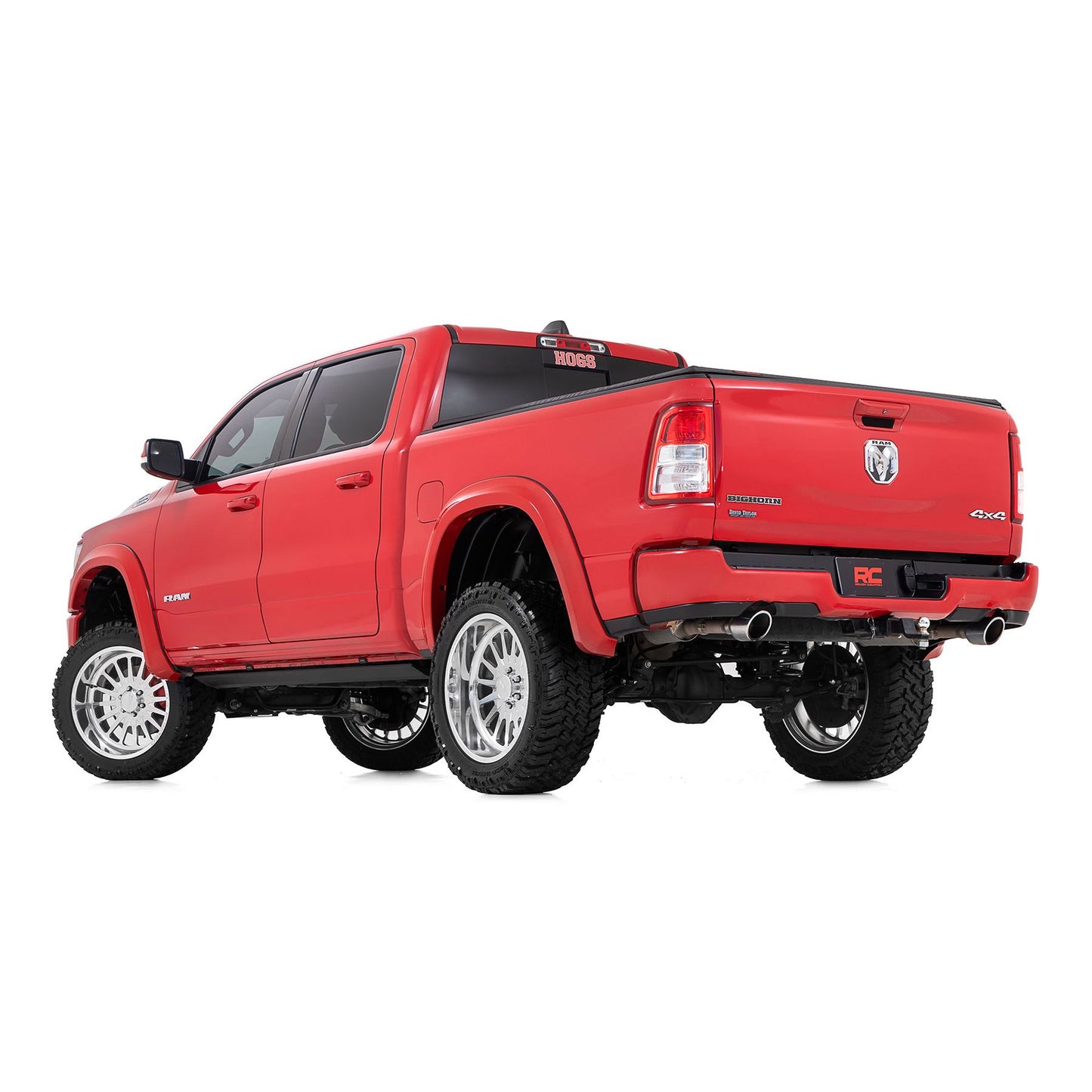 ROUGH COUNTRY Sport Fender Flares | PR4 Flame Red | Ram 1500 2WD/4WD (2019-2024) | S-D10914-PR4