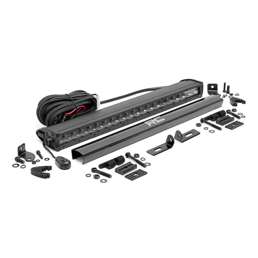 ROUGH COUNTRY LED Light Kit | Bumper Mount | 20" Black Single Row | Ford Ranger (19-23) | 70815