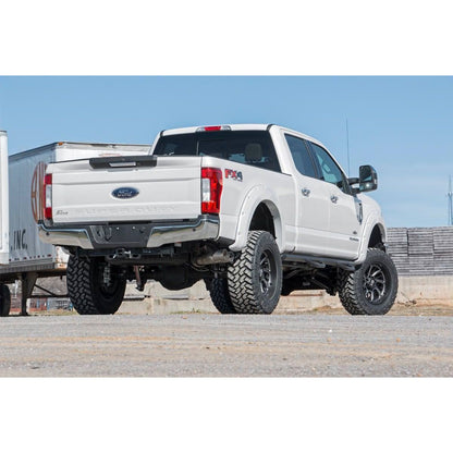 ROUGH COUNTRY Pocket Fender Flares | UX Ingot Silver Metallic | Ford F-250/F-350 Super Duty (17-22) | F-F21112-UX