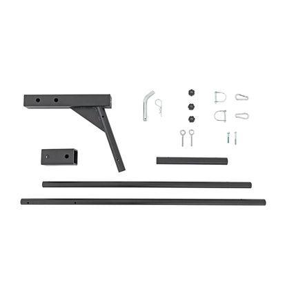 ROUGH COUNTRY Flag Pole Holder | Single | 2 & 2.5" Inch Hitch | w/ Flag Pole | 117520