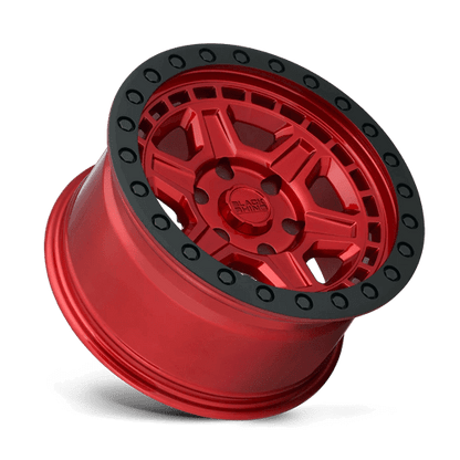 Black Rhino RENO Candy Red W/ Black Ring & Bolt off-road wheel for rugged vehicles