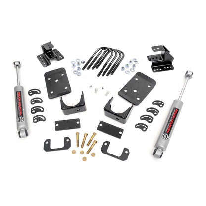 ROUGH COUNTRY Lowering Kit | Str Drop | 2"FR | 4"RR | Chevy/GMC 1500 (07-15) | 72330