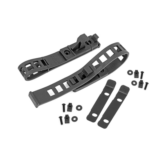 ROUGH COUNTRY Rubber Molle Panel Clamp Kit | Universal | 1/2" - 4 1/2" | 2-Clamps | 99072