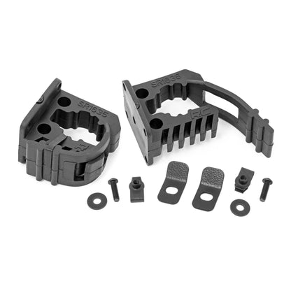 ROUGH COUNTRY Rubber Molle Panel Clamp Kit | Universal | 5/8" - 1 3/8" | 2-Clamps | 99067