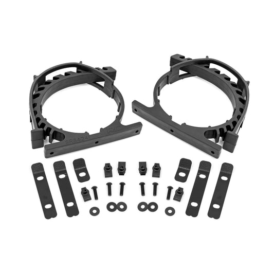 ROUGH COUNTRY Rubber Molle Panel Clamp Kit | Universal | 2.5" - 9.5" | 2-Clamps | 99070