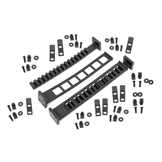 ROUGH COUNTRY Rubber Molle Panel Clamp Kit | Universal | Up to 15" | 2-Clamp Sets | 99066