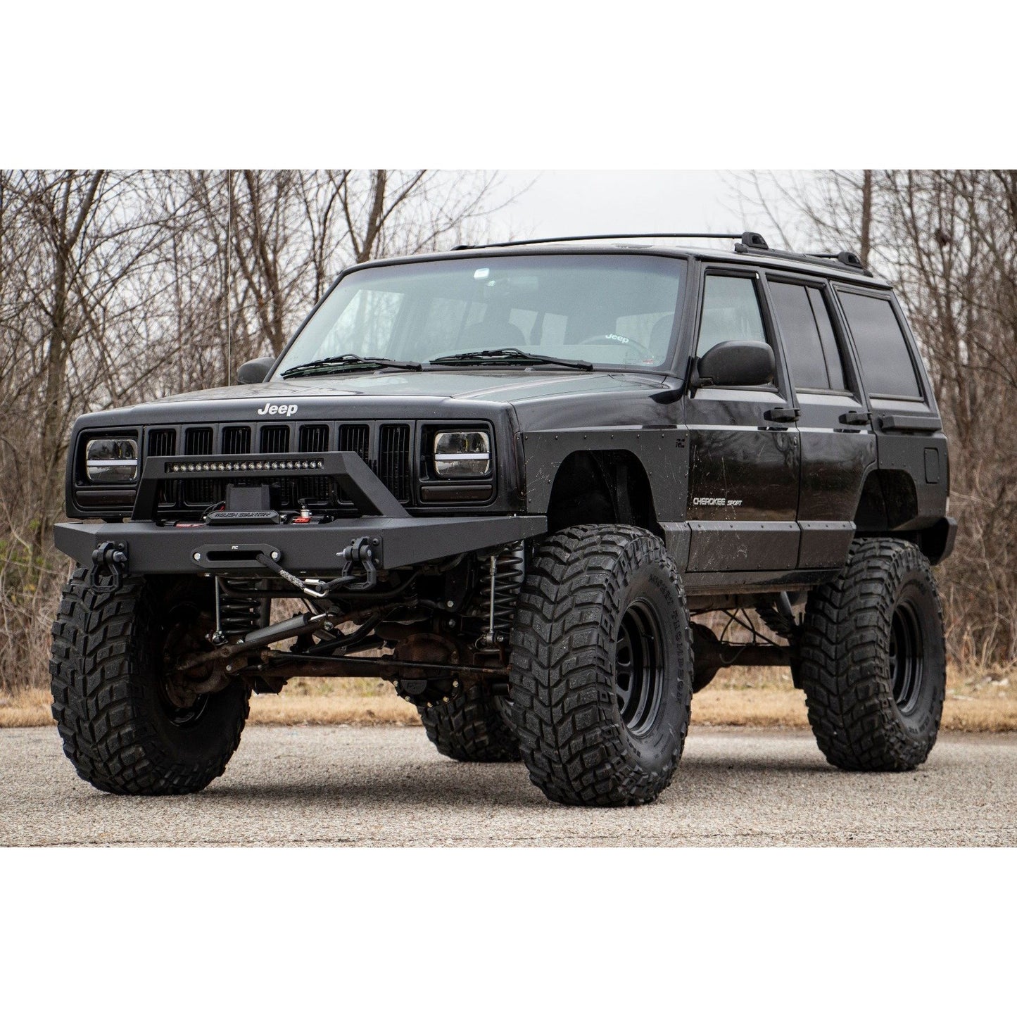 ROUGH COUNTRY | 6.5 Inch Lift Kit  Long Arm  NP231  Jeep Cherokee XJ 4WD (1984-2001) | 67222