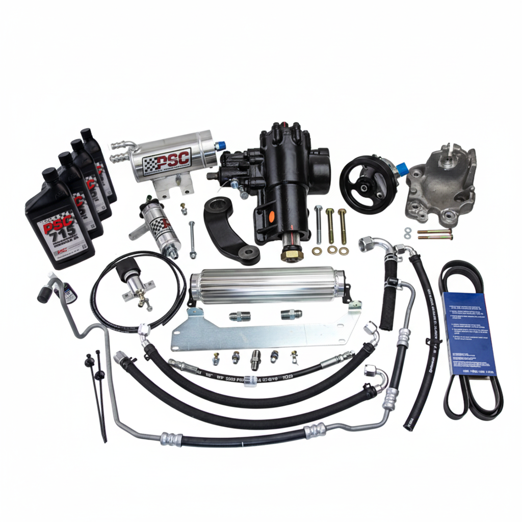 PSC Adventure Steering Kit | 2020+ Jeep JL Wrangler 3.6L Non-eTorque (2021+) & JT Gladiator 3.6L - product image 1