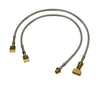 SKYJACKER | Front Stainless Steel Brake Lines 4-8" Lift Pair | 90-96 Ford F-150 / Bronco 4WD | FBL81
