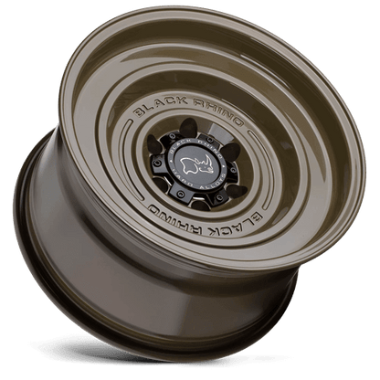 Black Rhino SOLID Gloss Alligator Green wheel showcasing its sleek monoblock design and durable finish.
