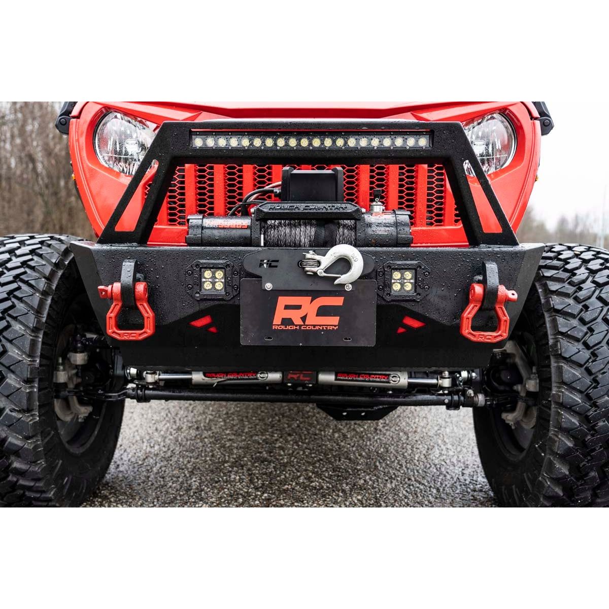 ROUGH COUNTRY License Plate Mnt | Hawse | Quick Release | RS124