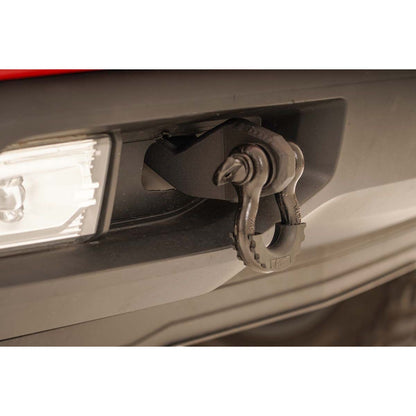 ROUGH COUNTRY Tow Hook Brackets | D-Ring Combo | Chevy Silverado 1500 2WD/4WD (2019-2025 & Classic) | RS155