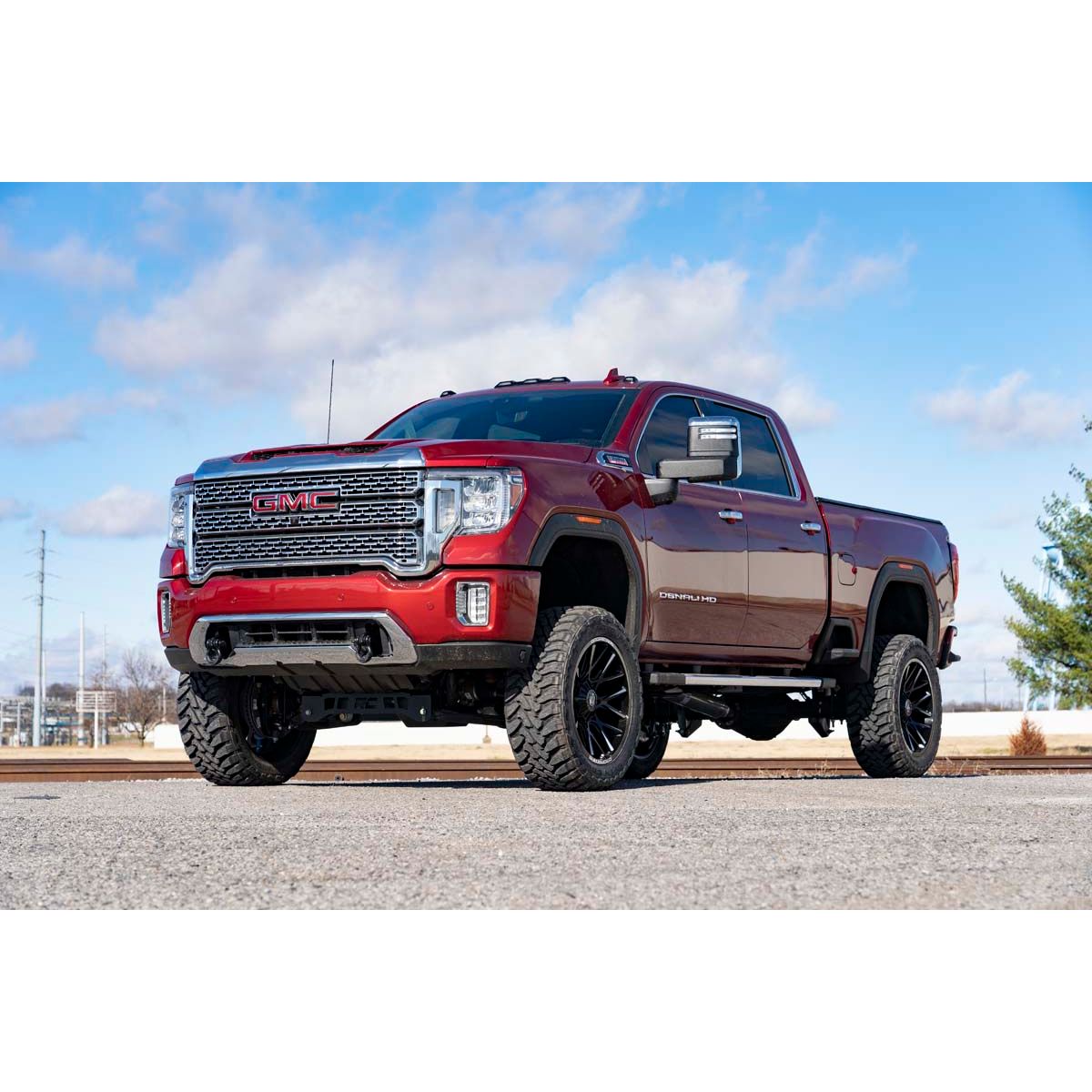 ROUGH COUNTRY Tow Hook Brackets | D-Ring Combo | GMC Sierra 2500 HD 2WD/4WD (2020-2025) | RS159