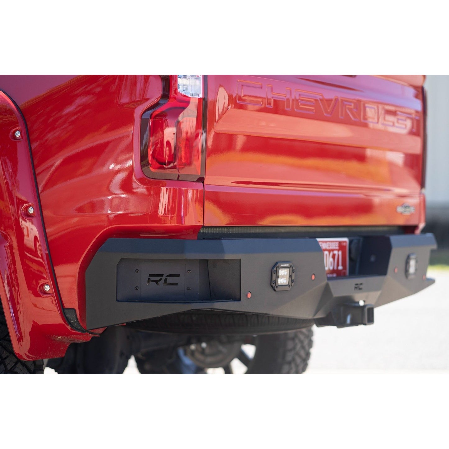 ROUGH COUNTRY Rear LED Bumper | Chevy Silverado 1500 2WD/4WD (2019-2024 & Classic) | 10758