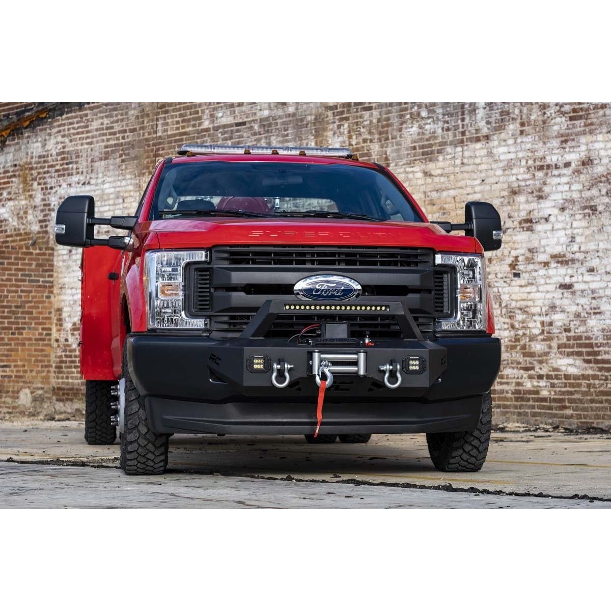 ROUGH COUNTRY EXO Winch Mount Kit | Ford F-250/F-350 Super Duty 2WD/4WD (2017-2020) | 51004