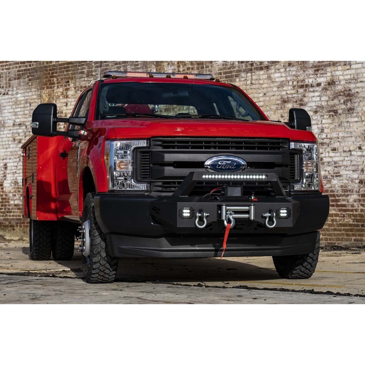 ROUGH COUNTRY EXO Winch Mount Kit | Ford F-250/F-350 Super Duty 2WD/4WD (2017-2020) | 51004