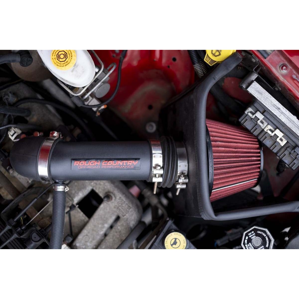 ROUGH COUNTRY Cold Air Intake Kit | 4.0L | Pre Filter | Jeep Cherokee XJ 2WD/4WD (91-01) | 10552PF