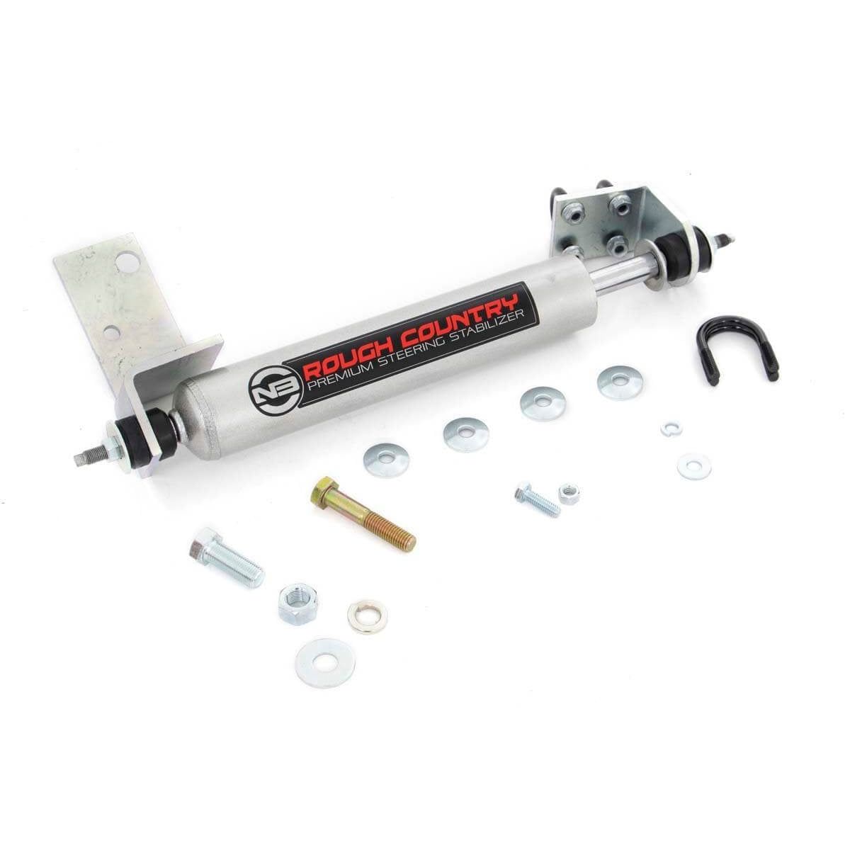 ROUGH COUNTRY N3 Steering Stabilizer | 0-3 Inch Lift | Chevy/GMC Sierra 1500/Silverado 1500/Tahoe/Yukon (92-06) | 8732630