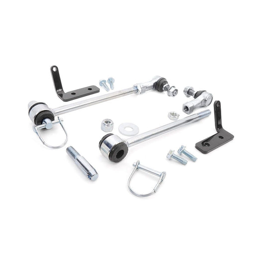 ROUGH COUNTRY Quick Disconnect Sway Links | 2.5 Inch Lift | Jeep Wrangler JK/Wrangler Unlimited (07-18) | 1029