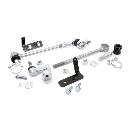 ROUGH COUNTRY Quick Disco Sway Links | 3.5-6.5 Inch Lift | Jeep Cherokee XJ (84-01)/Comanche MJ (86-92)  | 1128
