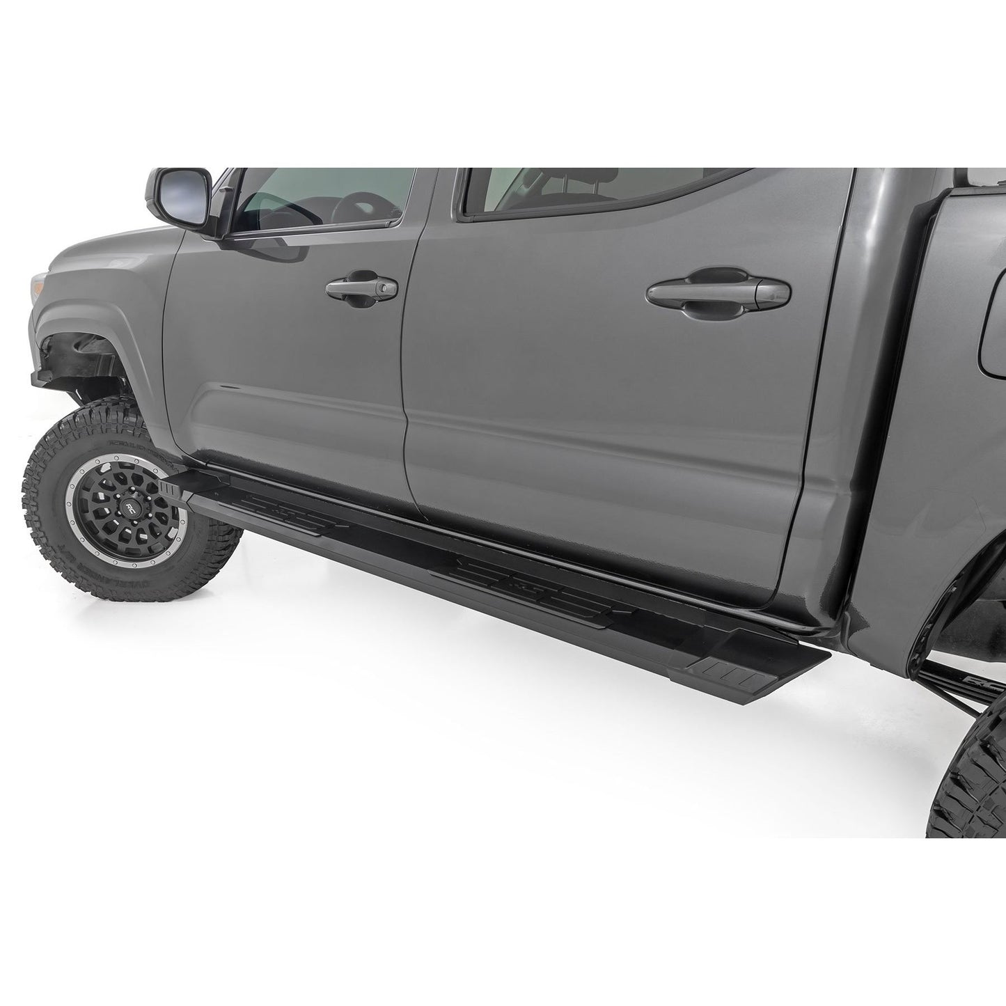 ROUGH COUNTRY HD2 Aluminum Running Boards | Double Cab | Toyota Tacoma 2WD/4WD (2005-2023) | SRB051785A