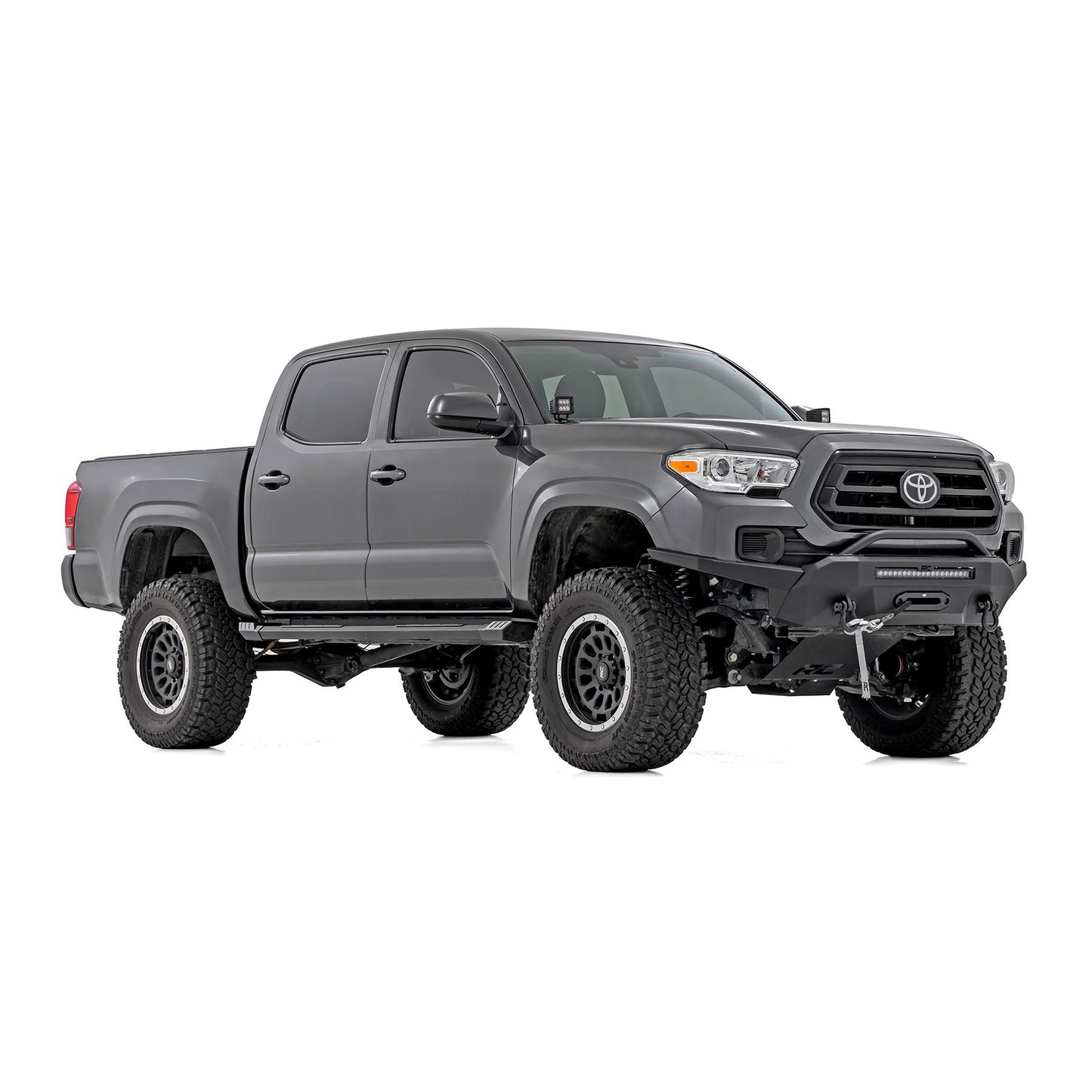 ROUGH COUNTRY HD2 Aluminum Running Boards | Double Cab | Toyota Tacoma 2WD/4WD (2005-2023) | SRB051785A