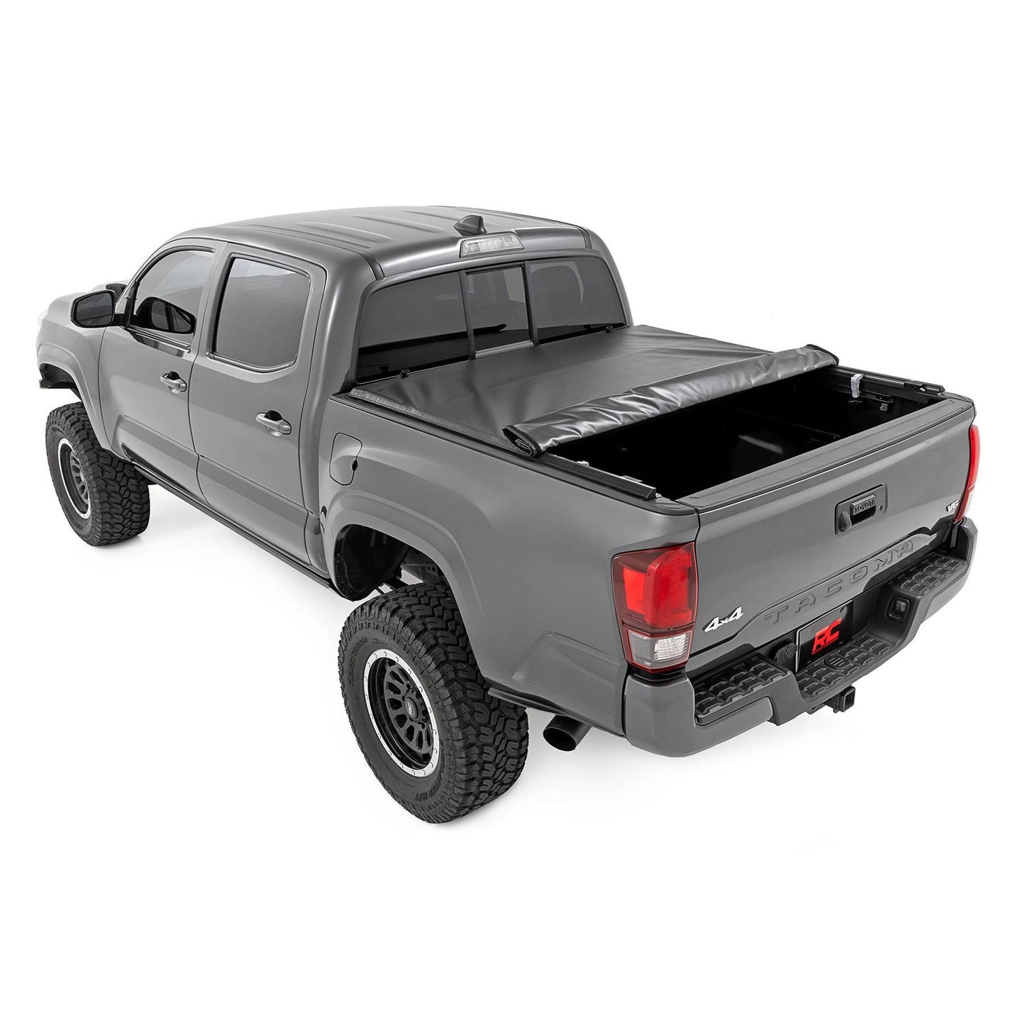 ROUGH COUNTRY Soft Roll Up Bed Cover | 5' Bed | Toyota Tacoma 2WD/4WD (2016-2023) | 42716501