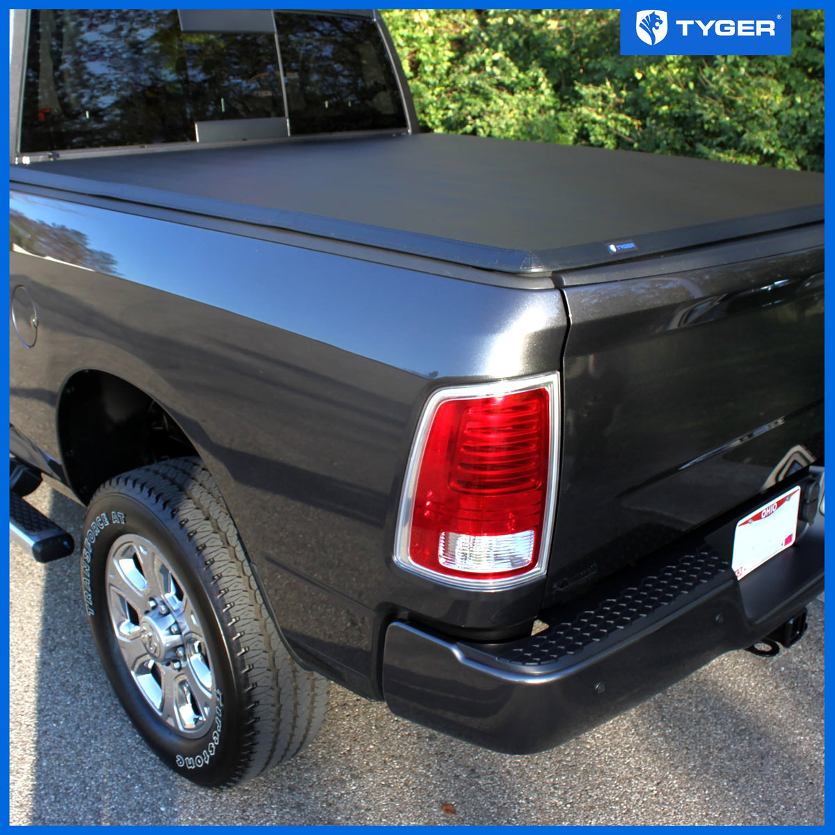 TYGER TG-BC3D1011 soft tri-fold tonneau cover
