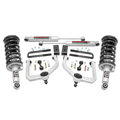 ROUGH COUNTRY | 3 Inch Lift Kit  N3 Struts & Shocks  Nissan Titan 2WD/4WD (2004-2024) | 83432