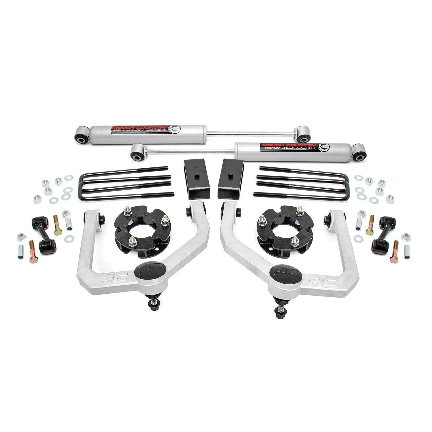 ROUGH COUNTRY | 3 Inch Lift Kit  N3 Shocks  Nissan Titan 2WD/4WD (2004-2024) | 83430