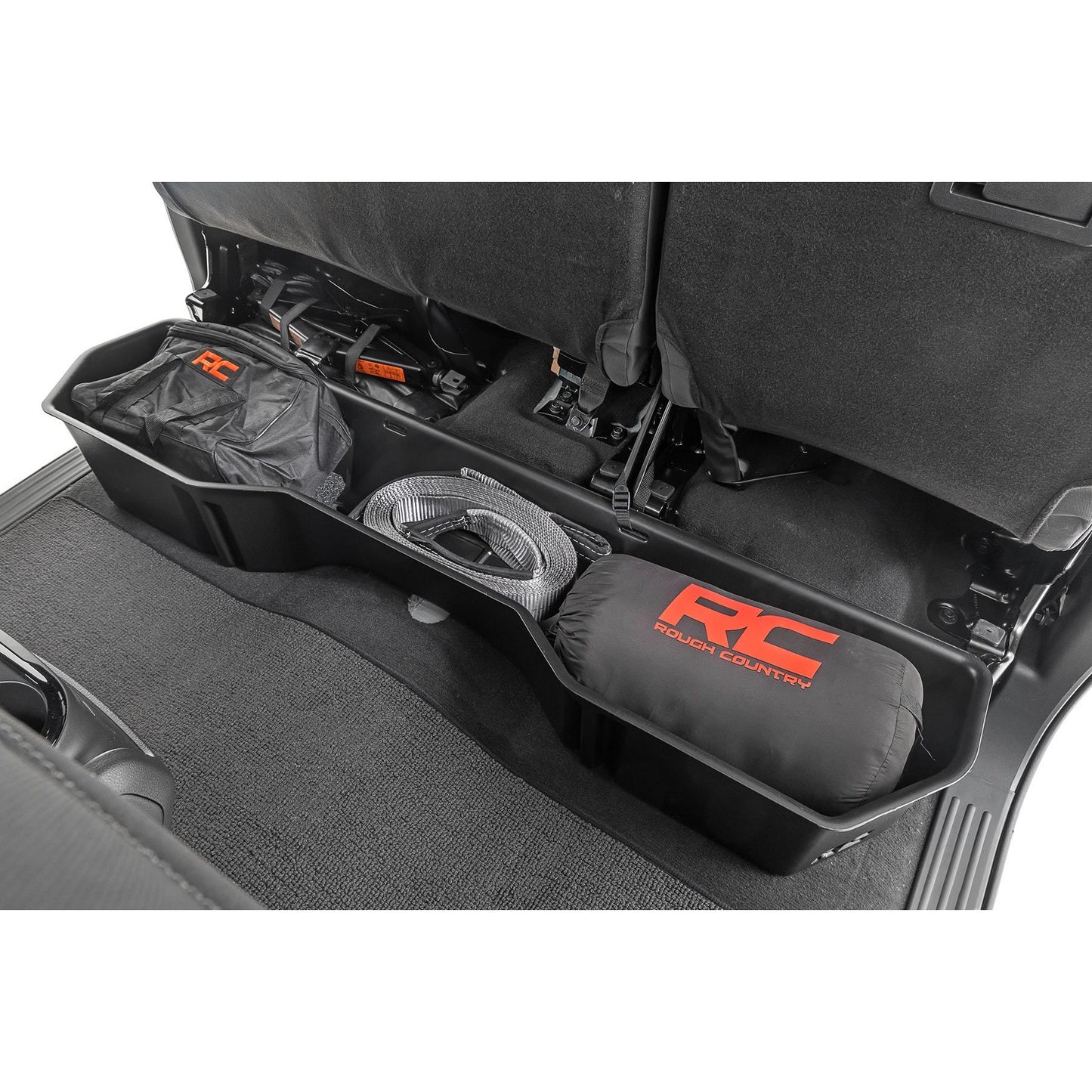 ROUGH COUNTRY Under Seat Storage | Crew Cab | Nissan Titan 2WD/4WD (2004-2024) | RC09705