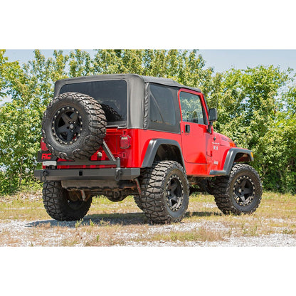 ROUGH COUNTRY Rear Bumper | Tire Carrier | Jeep Wrangler TJ (97-06)/Wrangler Unlimited (04-06)  | 10592A