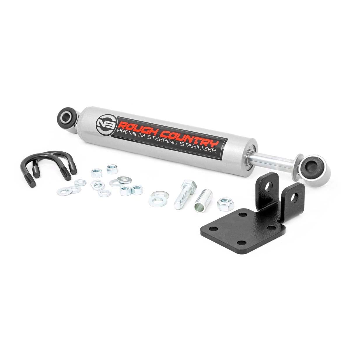 ROUGH COUNTRY | HD Steering Kit  Stabilizer Combo  Jeep Cherokee XJ/Comanche MJ/Wrangler TJ  | 10613