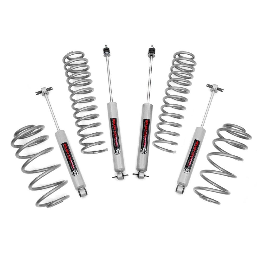 ROUGH COUNTRY 2.5 Inch Lift Kit | 6 Cyl | N3 | Jeep Wrangler TJ (97-06)/Wrangler Unlimited (04-06)  | 653.2