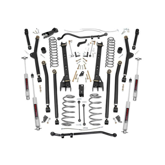 ROUGH COUNTRY 6 Inch Lift Kit | Long Arm | Jeep Wrangler Unlimited 4WD (2004-2006) | 63122