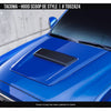 AIRDESIGN | OE-Style Hood Scoop Satin Black | 16–23 Toyota Tacoma | TO02A24
