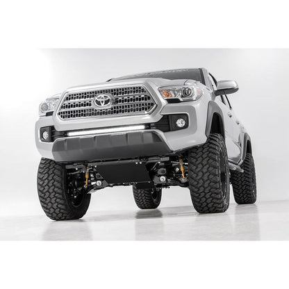ROUGH COUNTRY LED Light Kit | Lower Grille Mount | 30" Black Single Row | White DRL | Toyota Tacoma (16-23) | 70619BLDRL