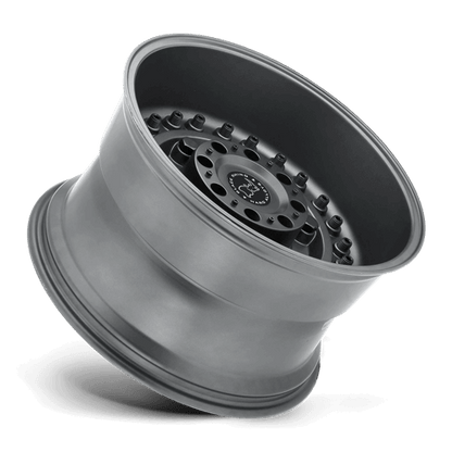 Black Rhino ARMORY Gun Black off-road wheel showcasing rugged design and tactical style, ideal for military-minded enthusiasts.