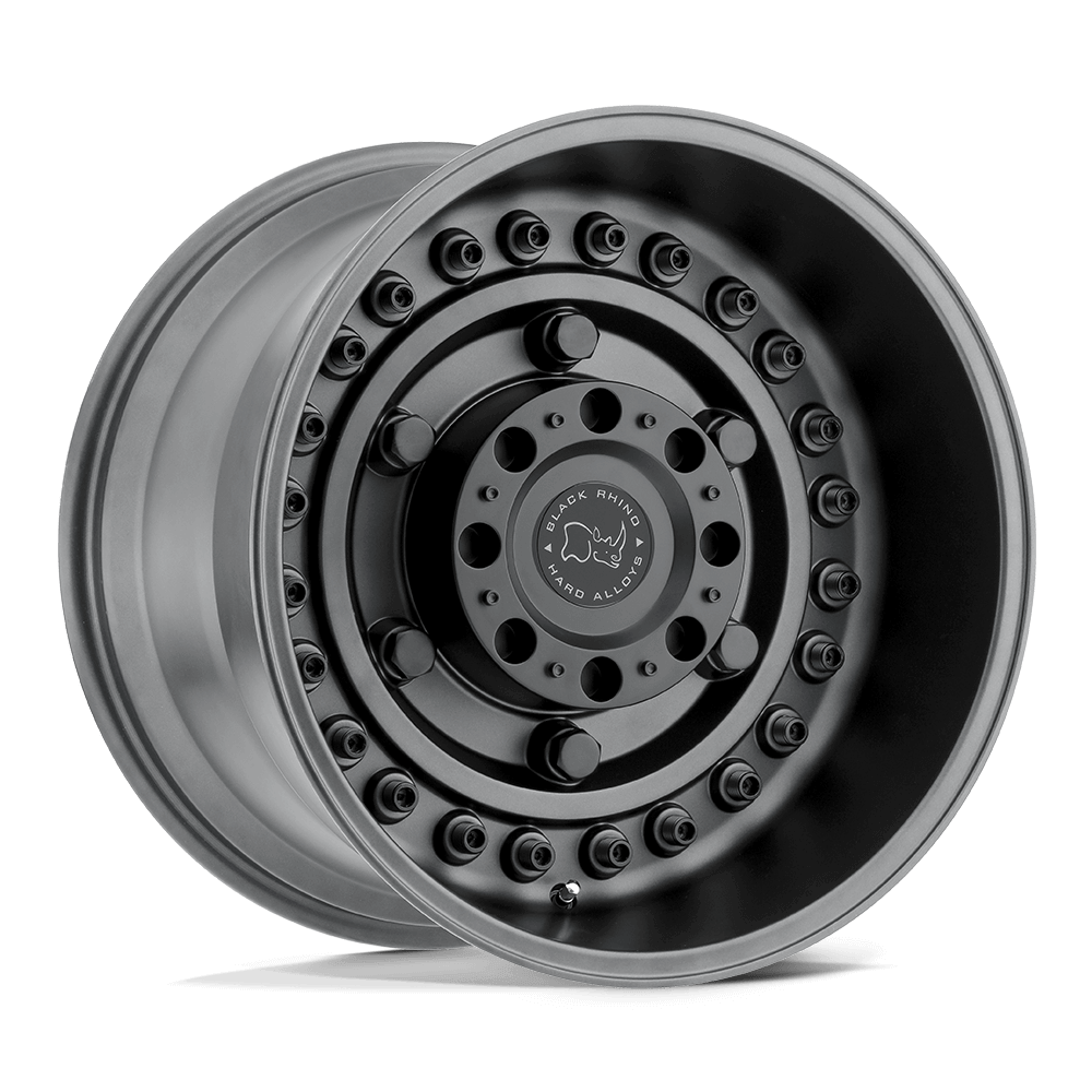 Black Rhino ARMORY Gun Black off-road wheel featuring rugged tactical style and mil-spec attitude.
