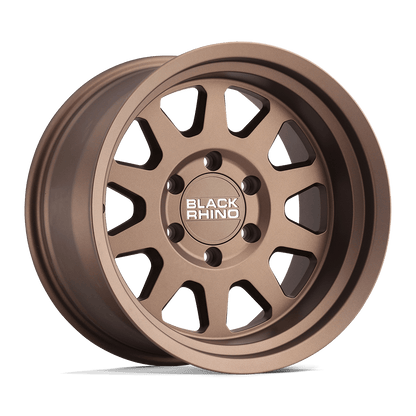 Black Rhino STADIUM Matte Bronze wheel featuring a 10-spoke design, perfect for off-road adventures.